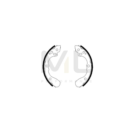 BOSCH 0 986 487 636 Brake Shoe Set | ML Performance Car Parts