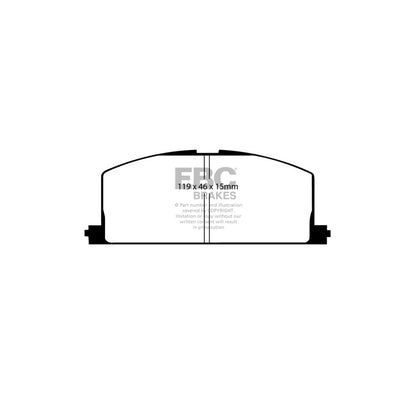 EBC DP4453R Toyota Yellowstuff Front Brake Pads - Akebono Caliper 2 | ML Performance UK Car Parts