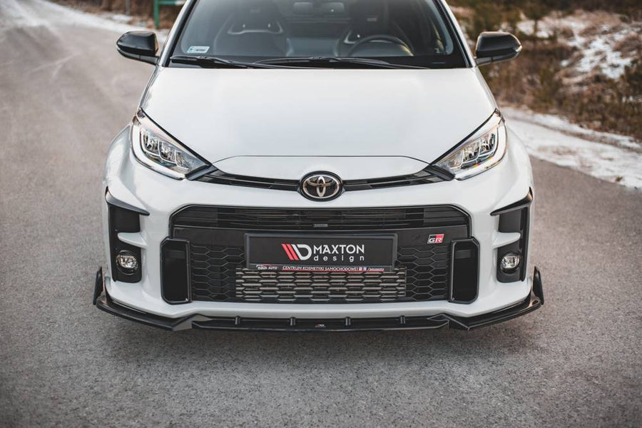 Maxton Design Toyota GR Yaris MK4 Front Splitter + Flaps V.2