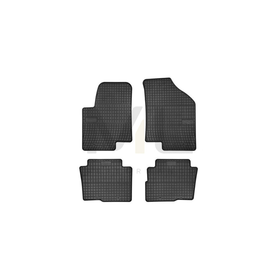 FROGUM Tailored 0429 Floor mat set for KIA Soul I (AM) Elastomer, Front and Rear, Quantity: 4, Black | ML Performance Car Parts