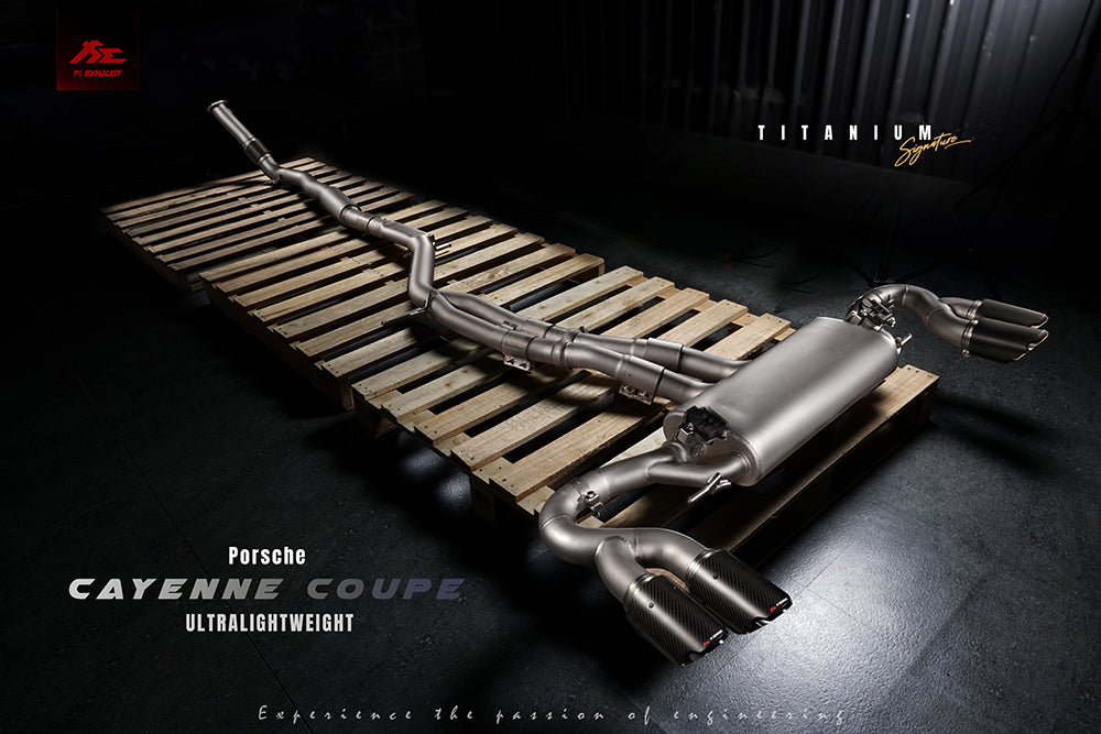 FI Exhaust Porsche 9Y0 Cayenne 3.0T  Titanium Signature Series  2018+ | ML Performance UK Car Parts