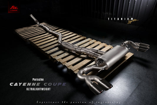 FI Exhaust Porsche 9Y0 Cayenne 3.0T  Titanium Signature Series  2018+ | ML Performance UK Car Parts