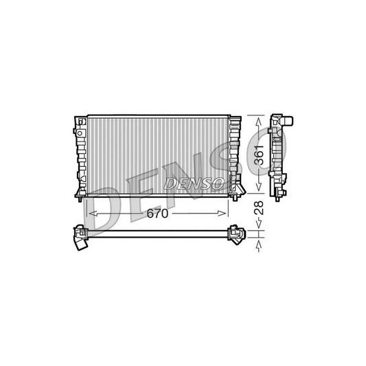 Denso DRM07020 Drm07020 Engine Radiator | ML Performance UK
