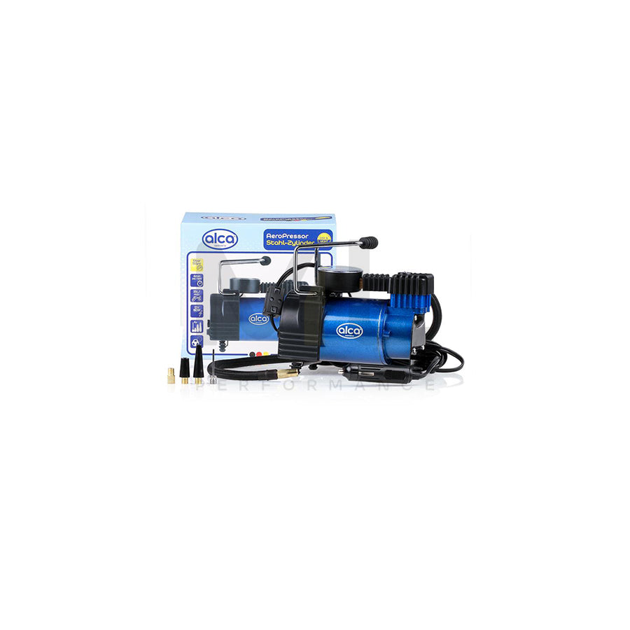 ALCA 227500 Air compressor 12V, 150 psi, 10 bar, cigarette lighter powered portable | ML Performance Car Parts
