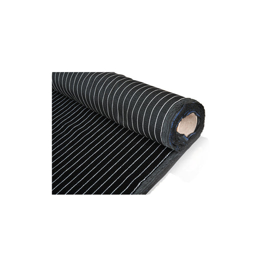 Genuine Porsche Pinstriped Velour, 2X1 5 M, Black/White Porsche 911, 924, 928, 944, 964 | ML Performance UK Car Parts