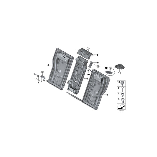 Genuine BMW 52207295733 F30 F22 F87 Cover SCHWARZ (Inc. 420d, 318i & 428i) | ML Performance UK