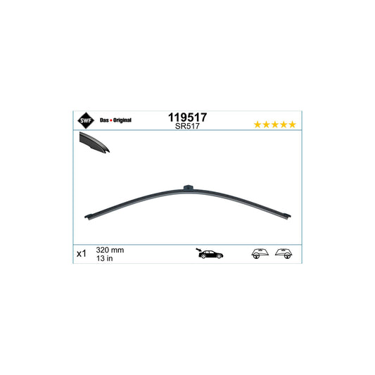 Swf Visioflex Rear 119517 Wiper Blade | ML Performance UK Car Parts