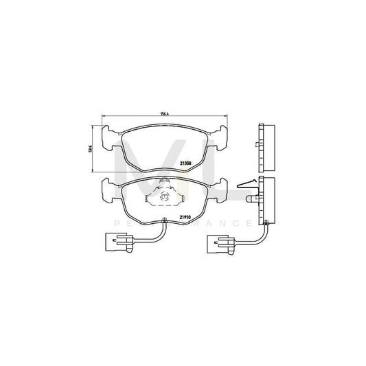 Brembo P 24 035 Brake Pad Set | ML Performance Car Parts