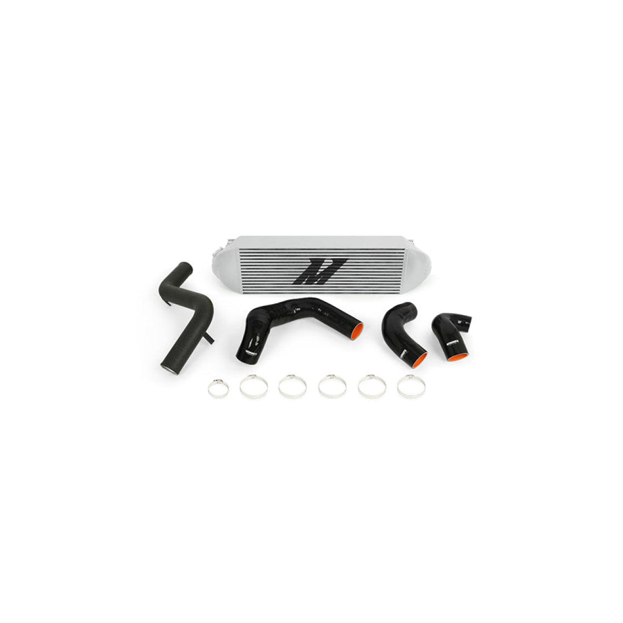 Mishimoto MMINT-FOST-13KBSL 2013+ Ford Focus ST Silver Intercooler w/ Black Pipes