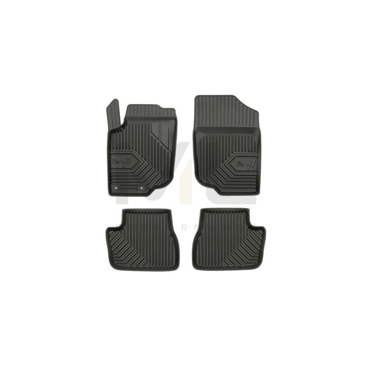 FROGUM Tailored 77407435 Floor mat set for PEUGEOT 207 Elastomer, Front and Rear, Quantity: 4, Black | ML Performance Car Parts