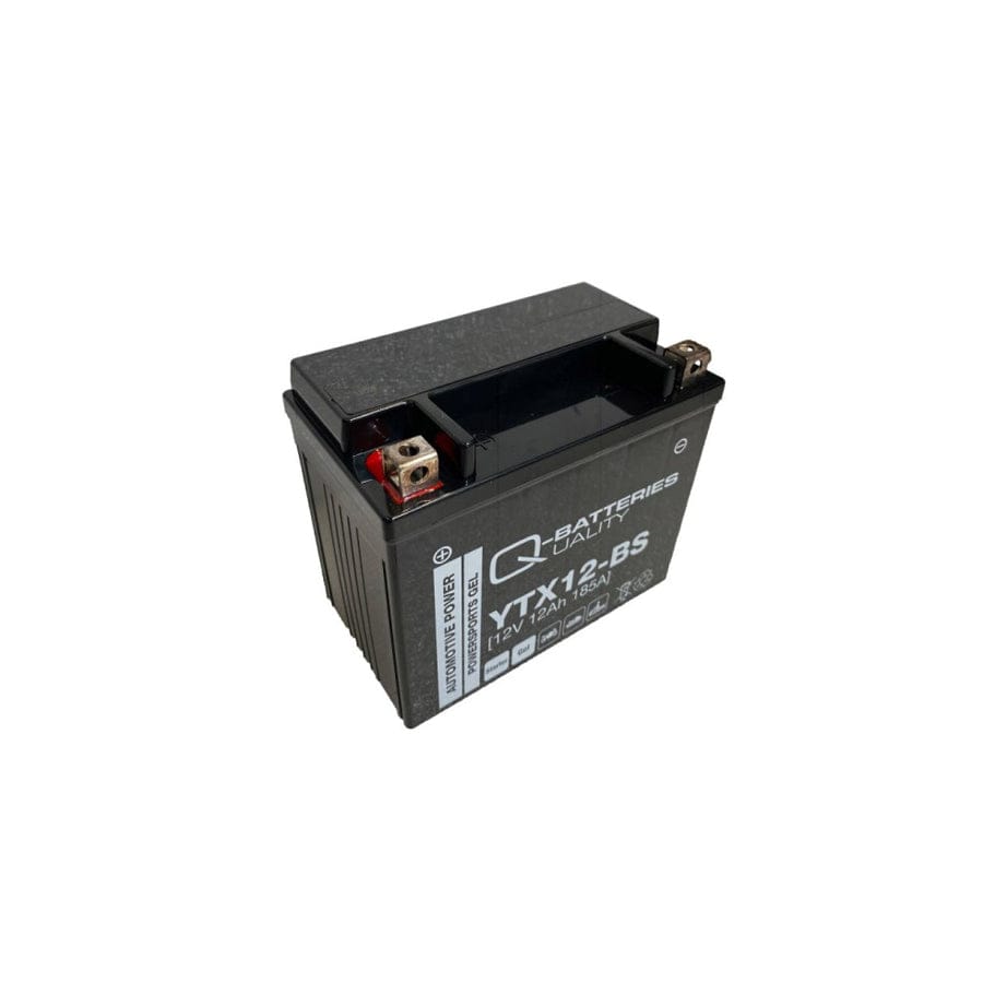 Q-Batteries Motorcycle Battery YTX12BS Gel 51012 12V 12Ah 185A | ML Performance UK Car Parts