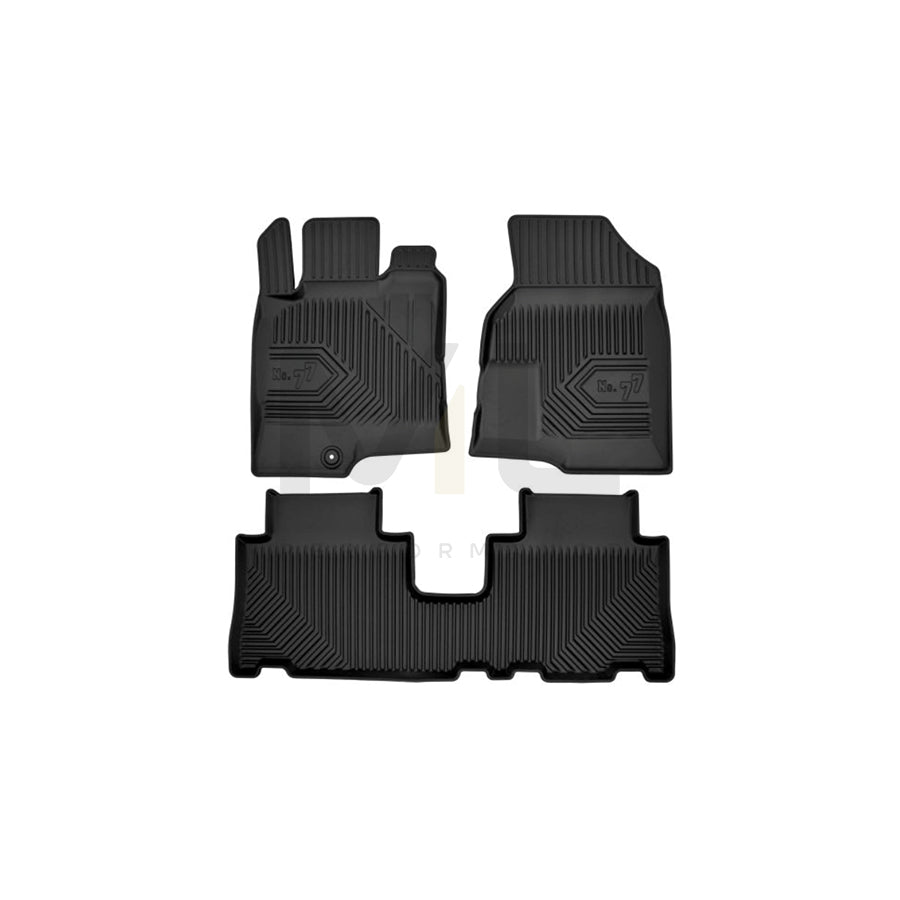 FROGUM Tailored 77407558 Floor mat set for CHEVROLET Captiva (C100, C140) Elastomer, Front and Rear, Quantity: 4, Black | ML Performance Car Parts