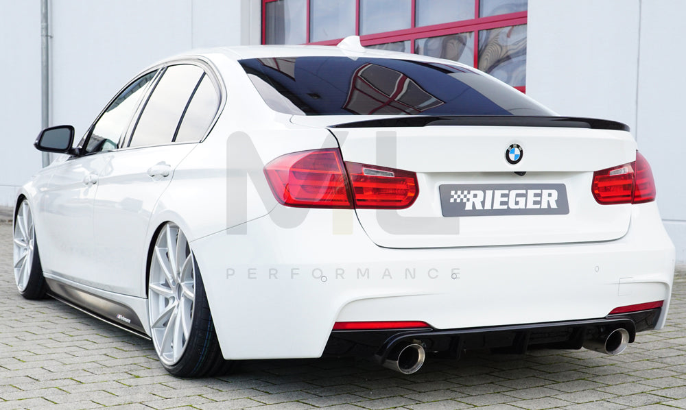 Rieger 00053463 BMW 3 Series F30 F31 Side Skirt Splitter 4 | ML Performance UK Car Parts