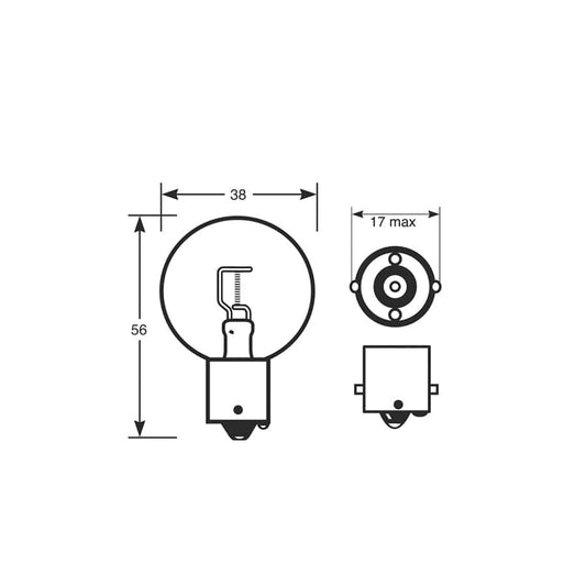 RING R1003 12V 15 CP BA15s (Caravan & Interior) (10 units ) | ML Performance