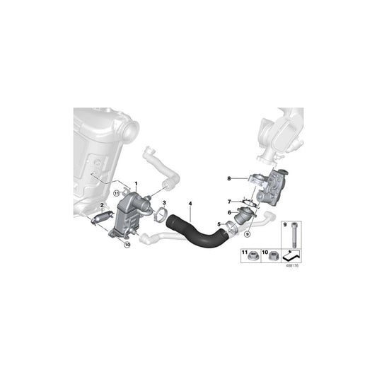 Genuine BMW 11718589998 F40 F48 Adapter (Inc. X1 16d, One D & X2 16d) | ML Performance UK Car Parts