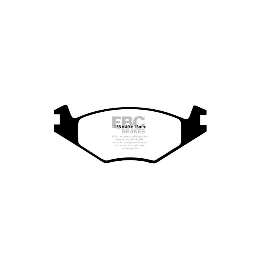 EBC DP4517R Seat VW Yellowstuff Front Brake Pads - Girling/TRW Caliper 2 | ML Performance UK Car Parts