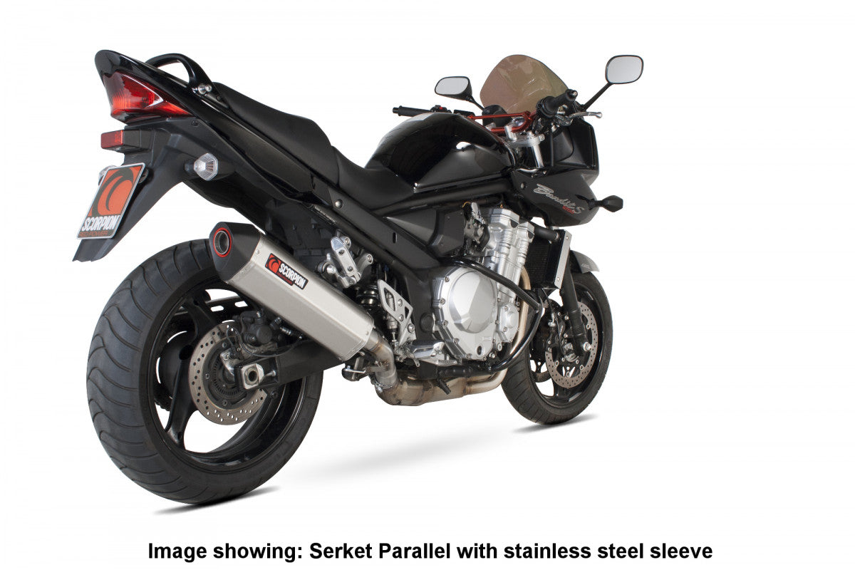 Scorpion RSI96CEO Suzuki GSF1250 Bandit Serket Parallel Slip-On - Carbon Fibre Sleeve | ML Performance UK UK