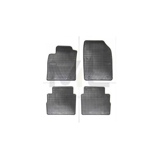 FROGUM Tailored 0703C Floor mat set Elastomer, Front and Rear, Quantity: 4, Black | ML Performance Car Parts
