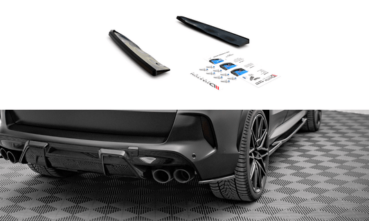 Maxton Design BM-X5M-05-RSD1T Rear Side Splitters BMW X5 M F95 | ML Performance UK Car Parts