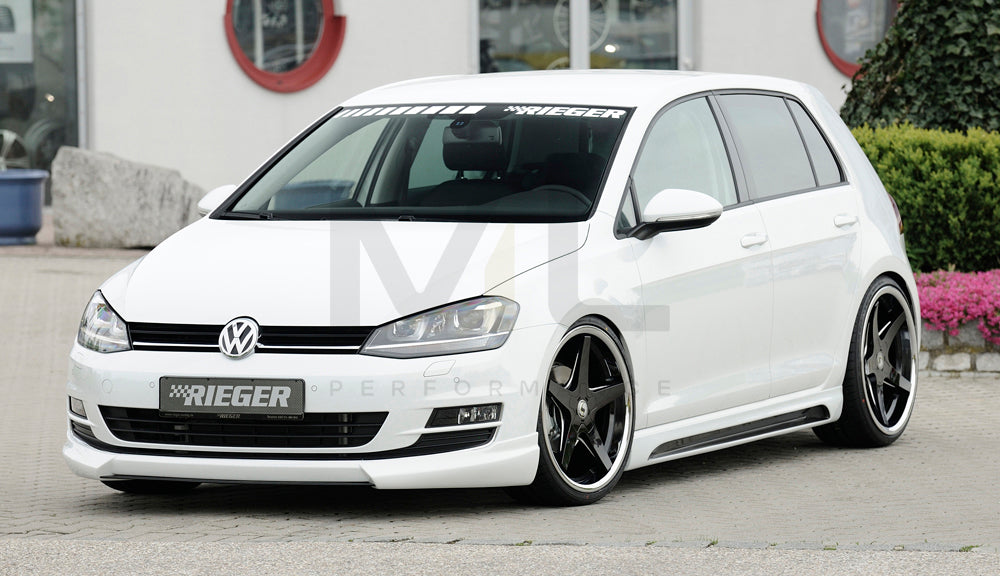 Rieger 00059550 VW Mk7 Golf Front Splitter 3 | ML Performance UK Car Parts