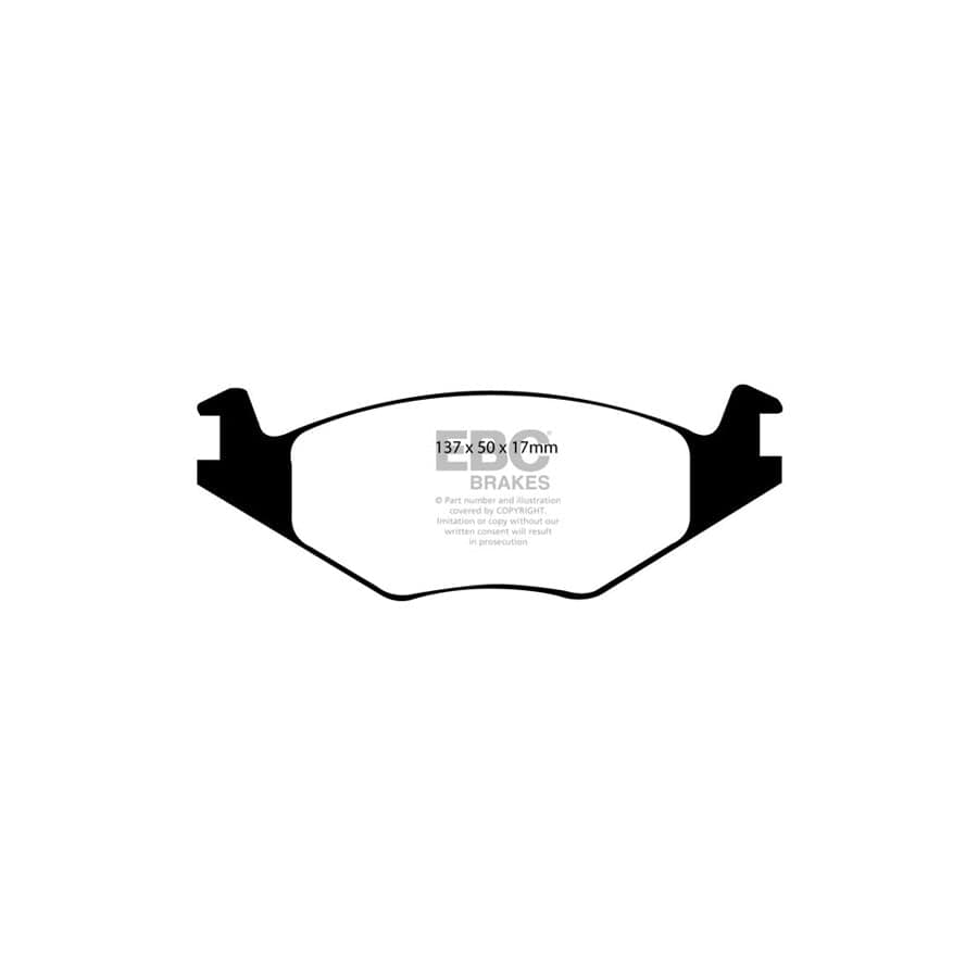 EBC PDKF1807 Skoda Felicia Cube Van Ultimax Front Brake Pad & Plain Disc Kit 2 | ML Performance UK Car Parts