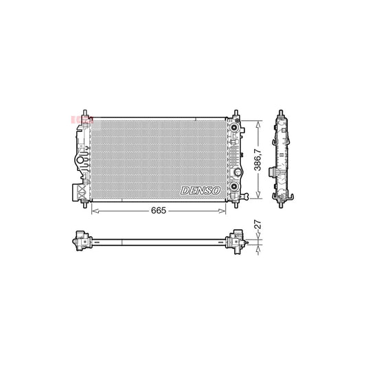 Denso DRM20126 Drm20126 Engine Radiator | ML Performance UK