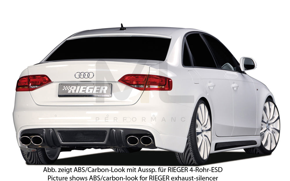 Rieger 00055530 Audi B8 B81 S4 Rear Diffuser 7 | ML Performance UK Car Parts