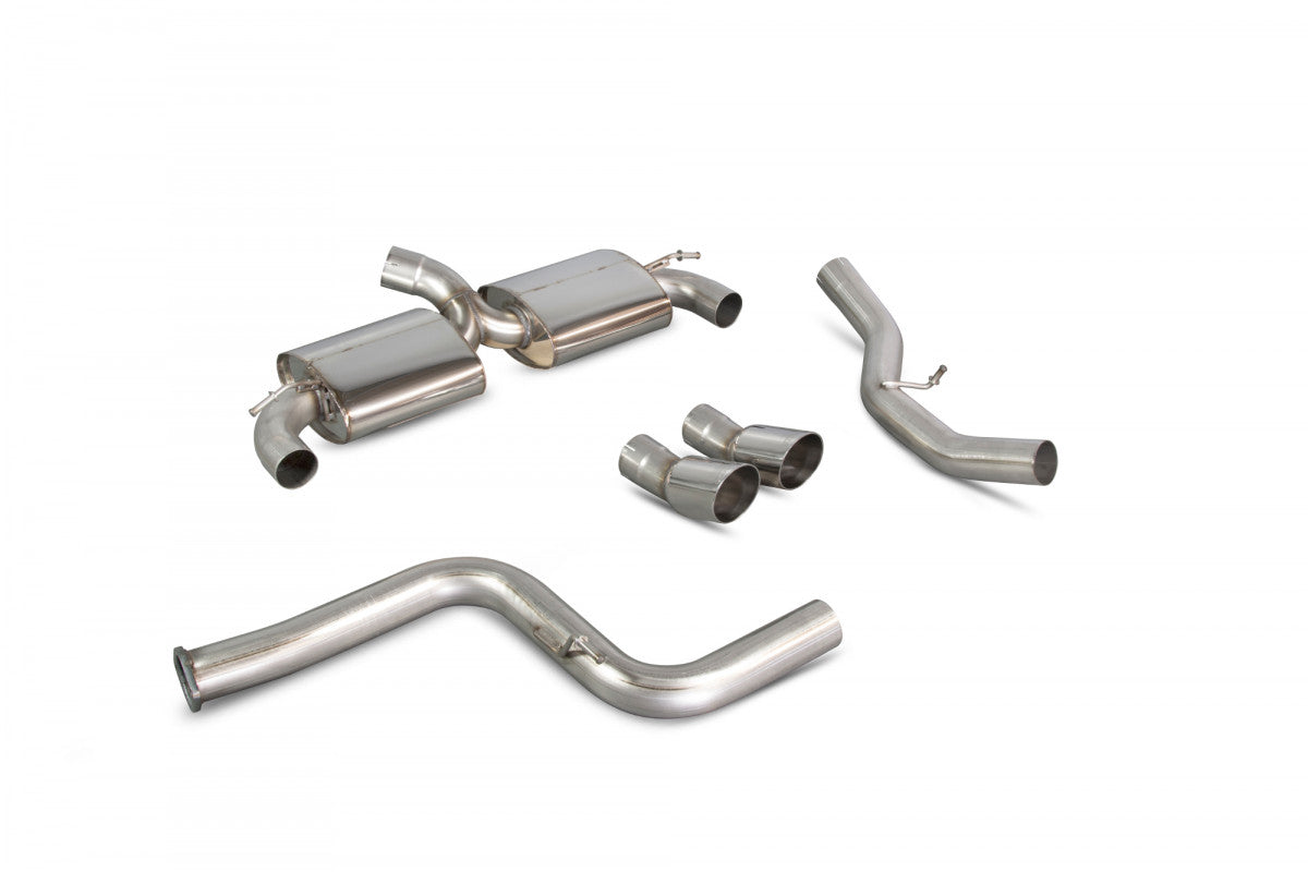 Scorpion SFD066 Ford Focus MK2 RS  Non-Resonated Cat-Back System  | ML Performance UK UK