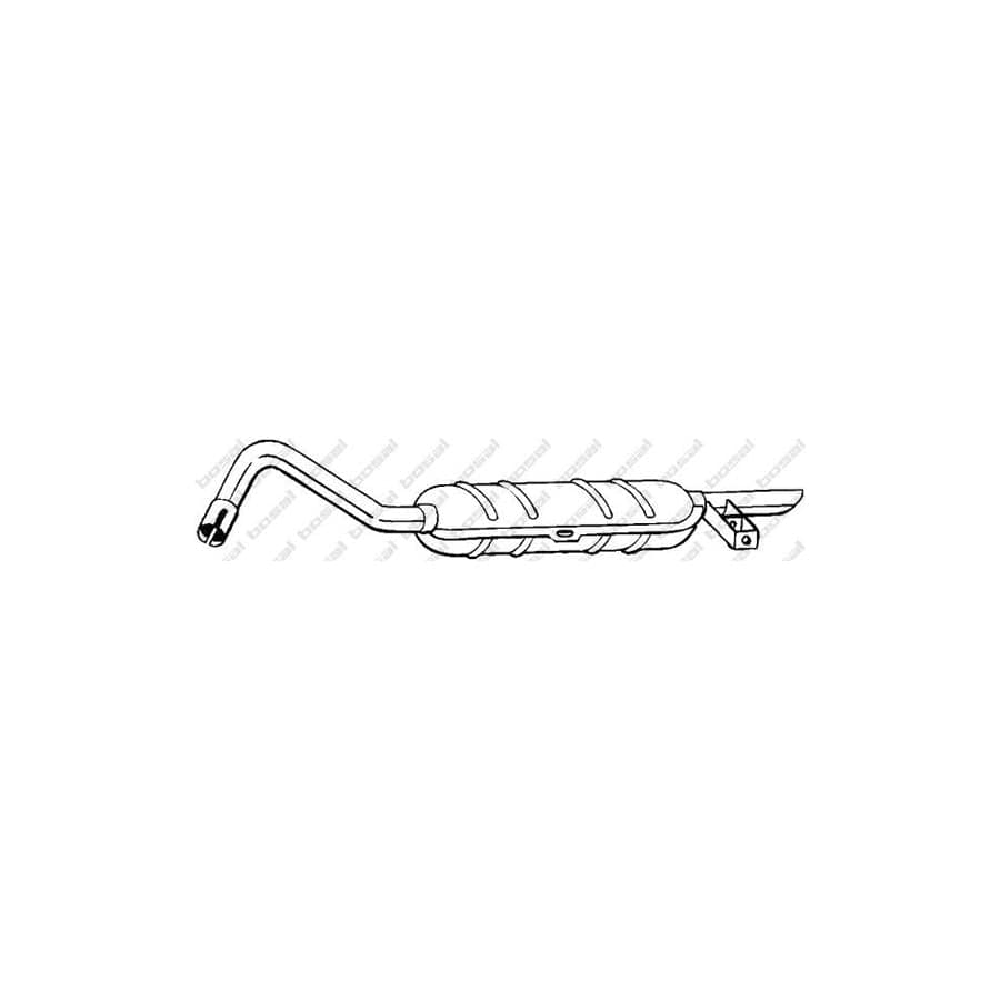 Bosal 148-751 Rear Silencer For Lada Riva Saloon (2105)