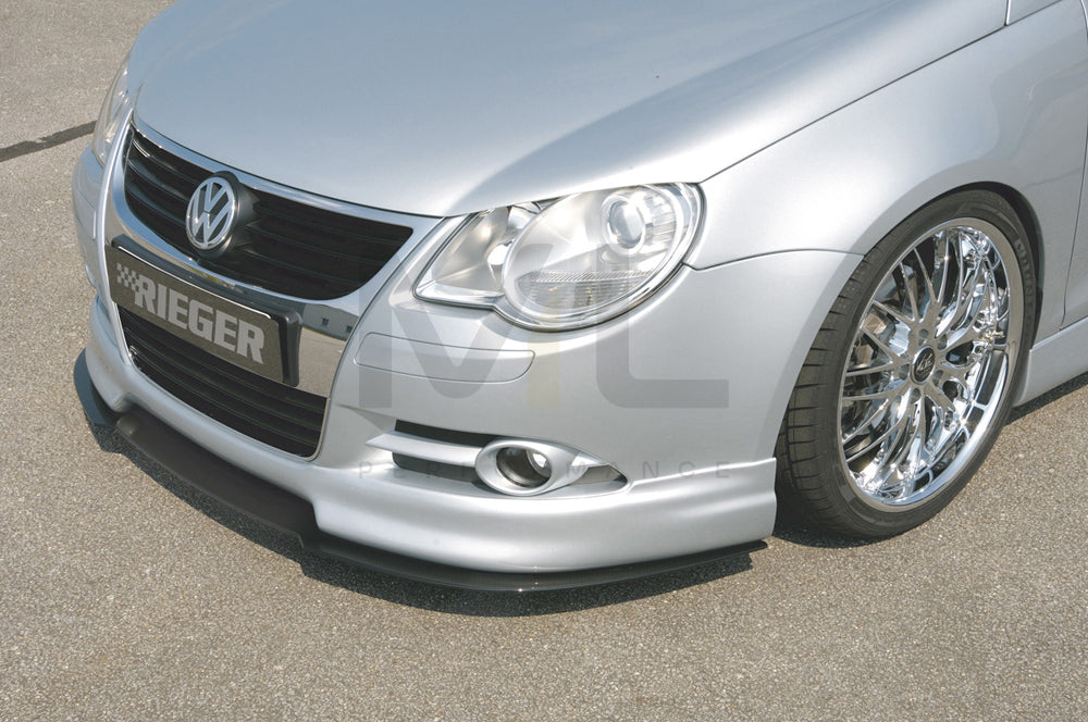 Rieger 00059426 VW 1F Eos Front Splitter 4 | ML Performance UK Car Parts