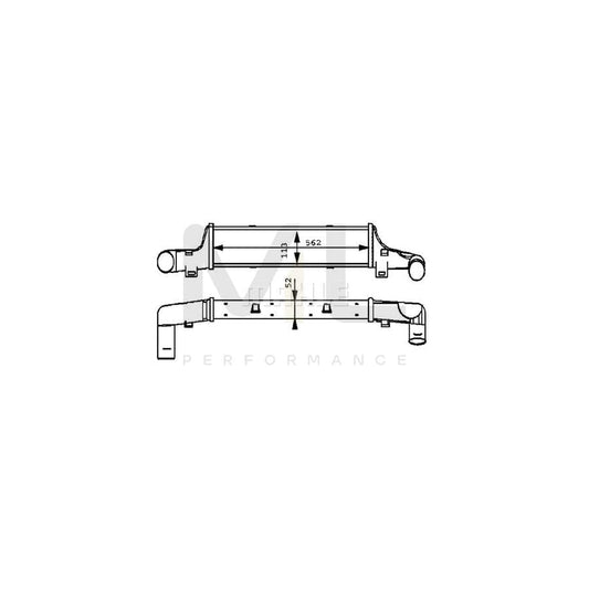 MAHLE ORIGINAL CI 54 000P Intercooler suitable for MERCEDES-BENZ E-Class | ML Performance Car Parts