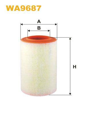 WIX Filters WA9687 Air Filter For Alfa Romeo Giulietta