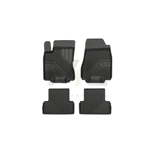 FROGUM Tailored 77408531 Floor mat set for NISSAN X-Trail (T31) Elastomer, Front and Rear, Quantity: 4, Black | ML Performance Car Parts