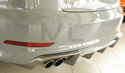 Rieger 00099367 Audi 8V A3 Rear Diffuser 5 | ML Performance UK Car Parts