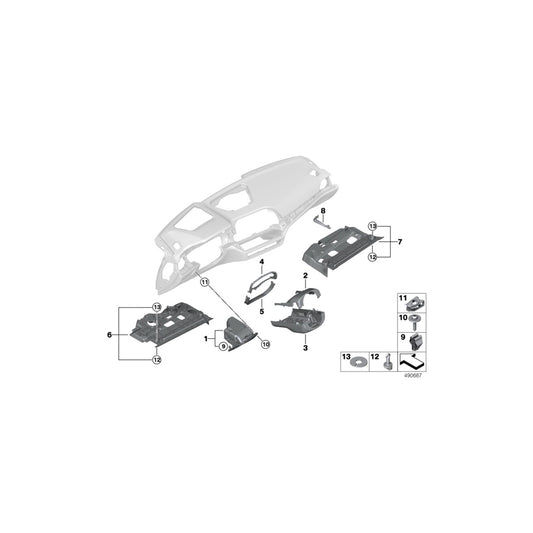 Genuine BMW 51167943208 G20 G21 Folding Box, Driver's Side COGNAC (Inc. 320i, 320iX & 330dX) | ML Performance UK
