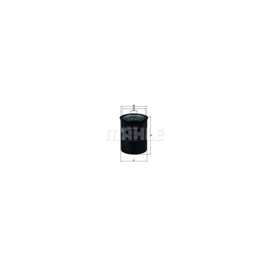 MAHLE ORIGINAL OC 256 Oil Filter Spin-on Filter | ML Performance Car Parts