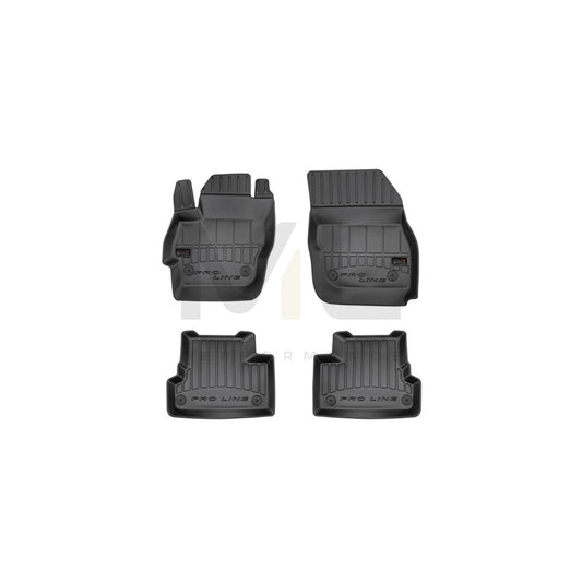 FROGUM 3D407411 Floor mat set for MAZDA 3 Elastomer, Front and Rear, Quantity: 4, Black | ML Performance Car Parts