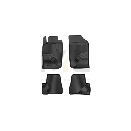 FROGUM Tailored, No.77 77426009 Floor mat set for PEUGEOT 206 Elastomer, Front and Rear, Quantity: 4, Black | ML Performance Car Parts
