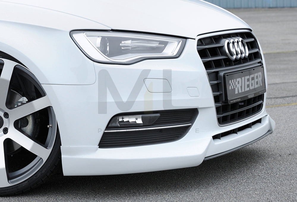 Rieger 00056780 Audi 8V A3 Front Splitter 3 | ML Performance UK Car Parts