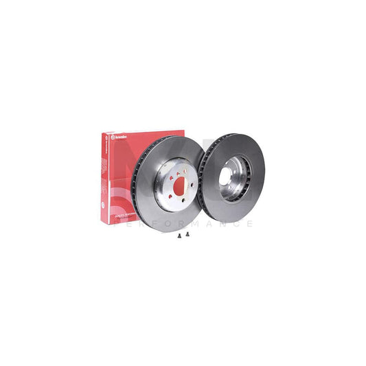 BREMBO TWO-PIECE DISCS LINE 09.C407.13 Brake Disc Internally Vented, Two-piece brake disc, Coated, High-carbon, with bolts/screws | ML Performance Car Parts