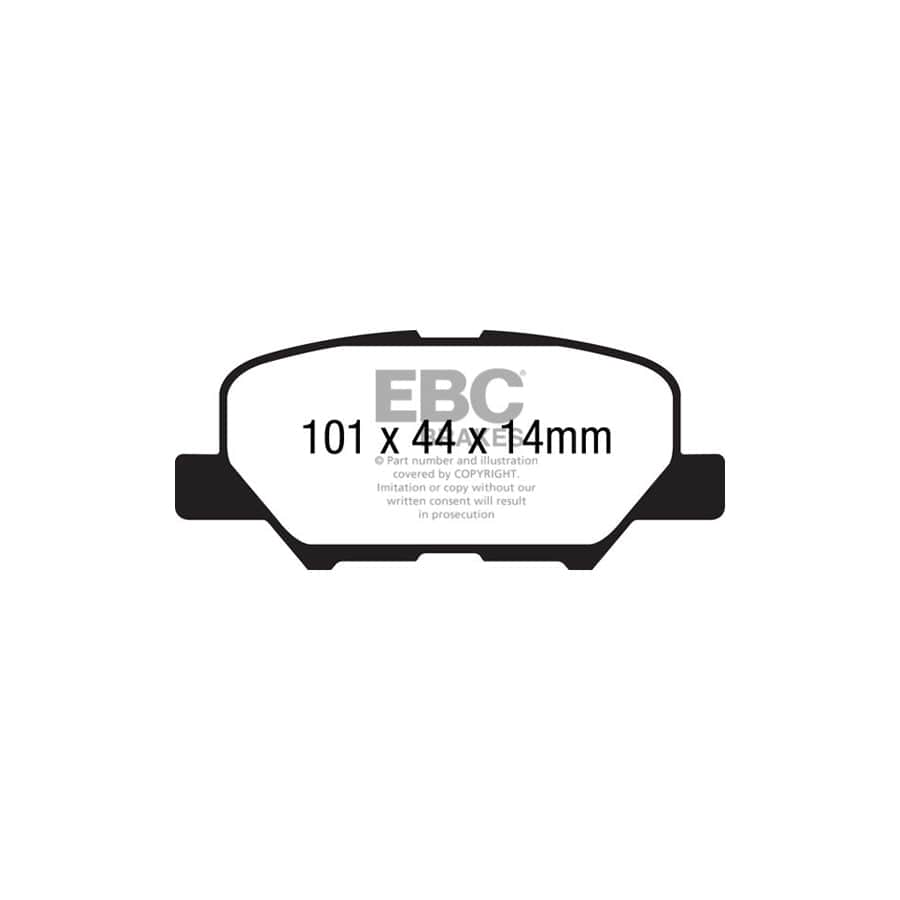 EBC PD40K1111 Mazda 6 Ultimax Pad & Plain Disc Kit - Akebono Caliper 3 | ML Performance UK Car Parts