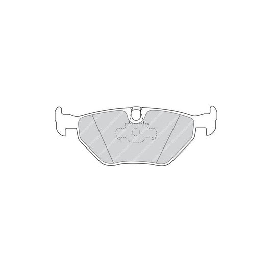 Ferodo Fqt1420 Brake Pad Set Front Axle, Excl. Wear Warning Contact, With Brake Caliper Screws | ML Performance Car Parts