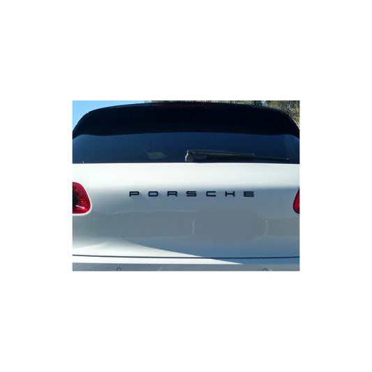 Genuine Porsche Porsche - Matt Black Rear Badge For Porsche 95B Macan / Macan Ii | ML Performance UK Car Parts