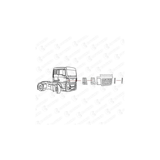 Covind Tgx/164 Air Deflector, Driver Cab | ML Performance UK