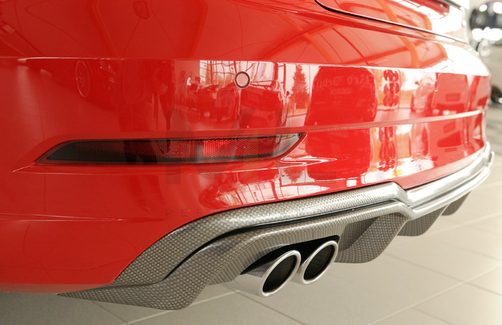 Rieger 00099614 Audi 8V A3 Rear Diffuser 3 | ML Performance UK Car Parts