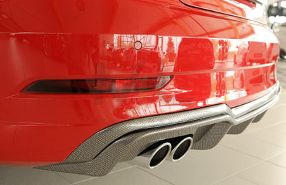 Rieger 00099614 Audi 8V A3 Rear Diffuser 3 | ML Performance UK Car Parts