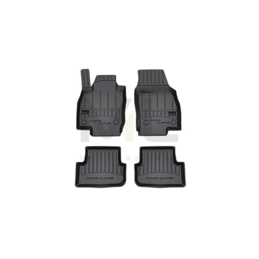 FROGUM 3D407589 Floor mat set for SEAT Ibiza V (KJ1) Elastomer, Front and Rear, Quantity: 4, Black | ML Performance Car Parts