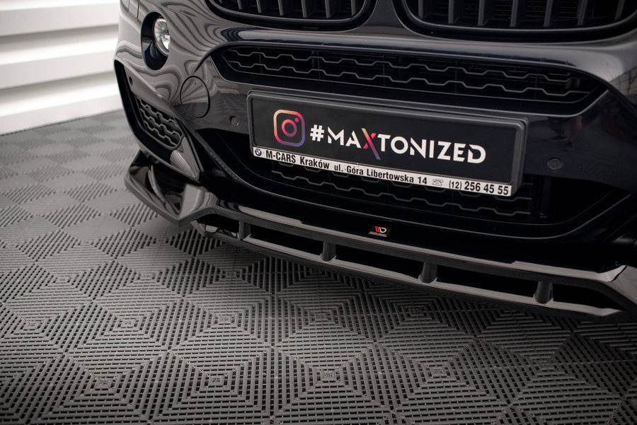 Maxton Design BMW X6 M-Pack F16 Front Splitter V.3
