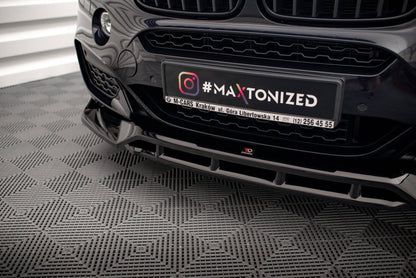 Maxton Design BMW X6 M-Pack F16 Front Splitter V.3