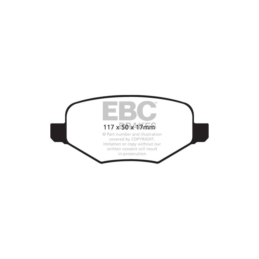 EBC PDKR979 Ford Ultimax Rear Brake Pad & Plain Disc Kit (Inc. Edge & Flex) 2 | ML Performance UK Car Parts